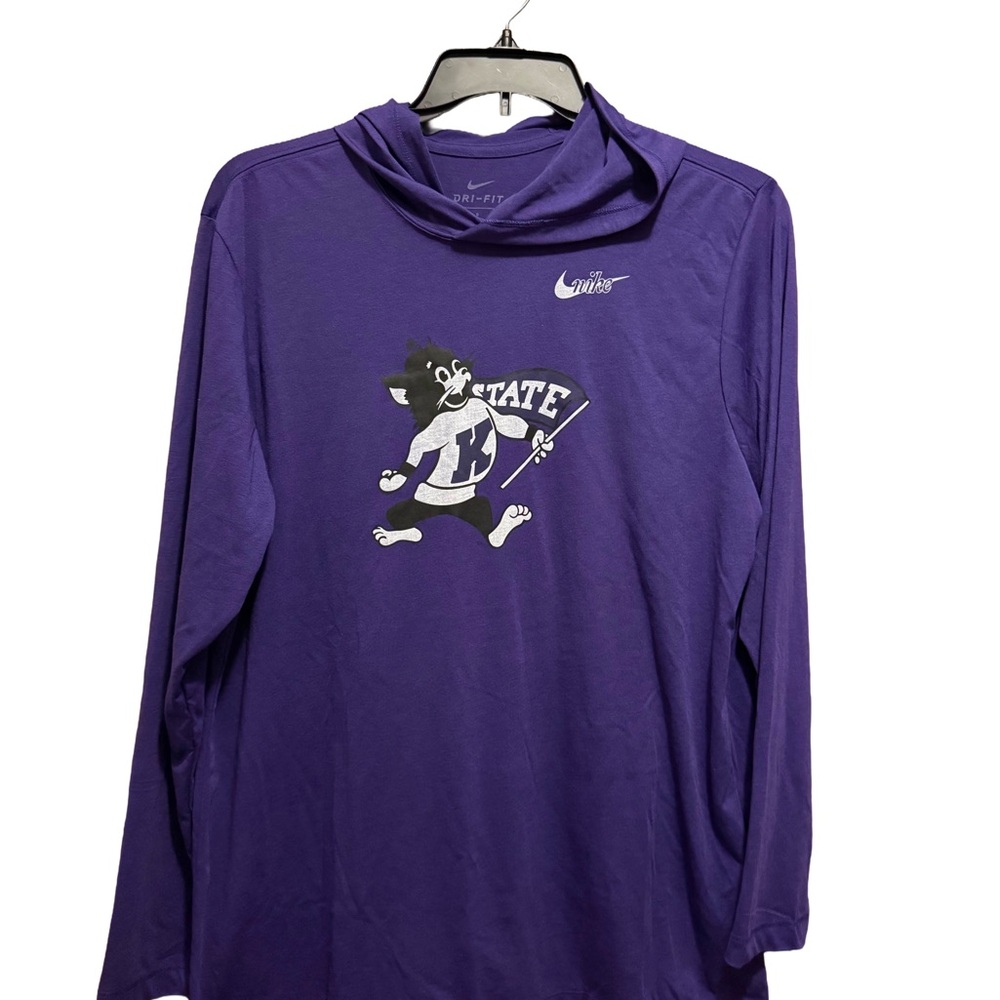 Men’s Nike KState Wildcat Purple Long Sleeve Shirt